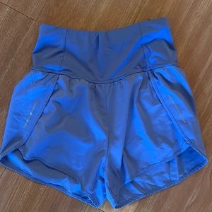 All in Motion Ultra High Waisted Running Shorts with Zipper Back Pocket
